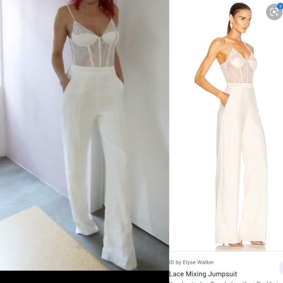 Jonathan Simkhai Pants - Jonathan Simkhai Jenna bustier cut ecru jumpsuit 2